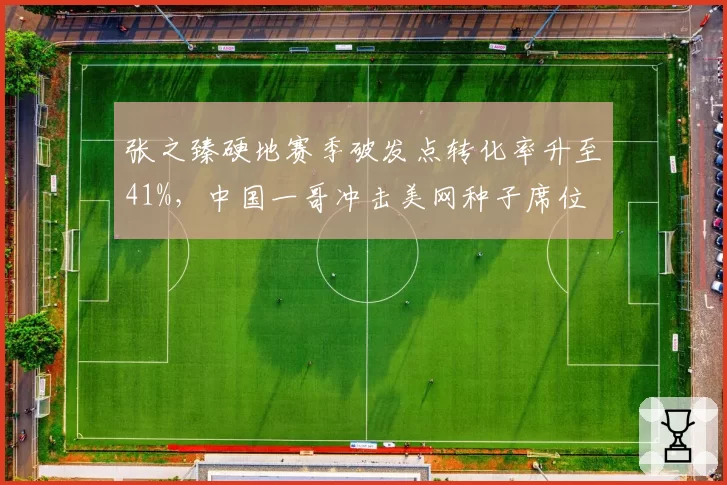 张之臻硬地赛季破发点转化率升至41%，中国一哥冲击美网种子席位